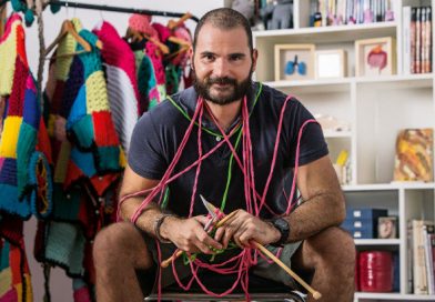 Pela primeira vez, ‘Homem na Agulha’ estará na Serra da Mantiqueira com oficinas gratuitas de crochê